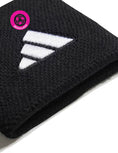 Cargar la imagen en la vista de la galería, Muñequeras Adidas Negra Logo Blanco
