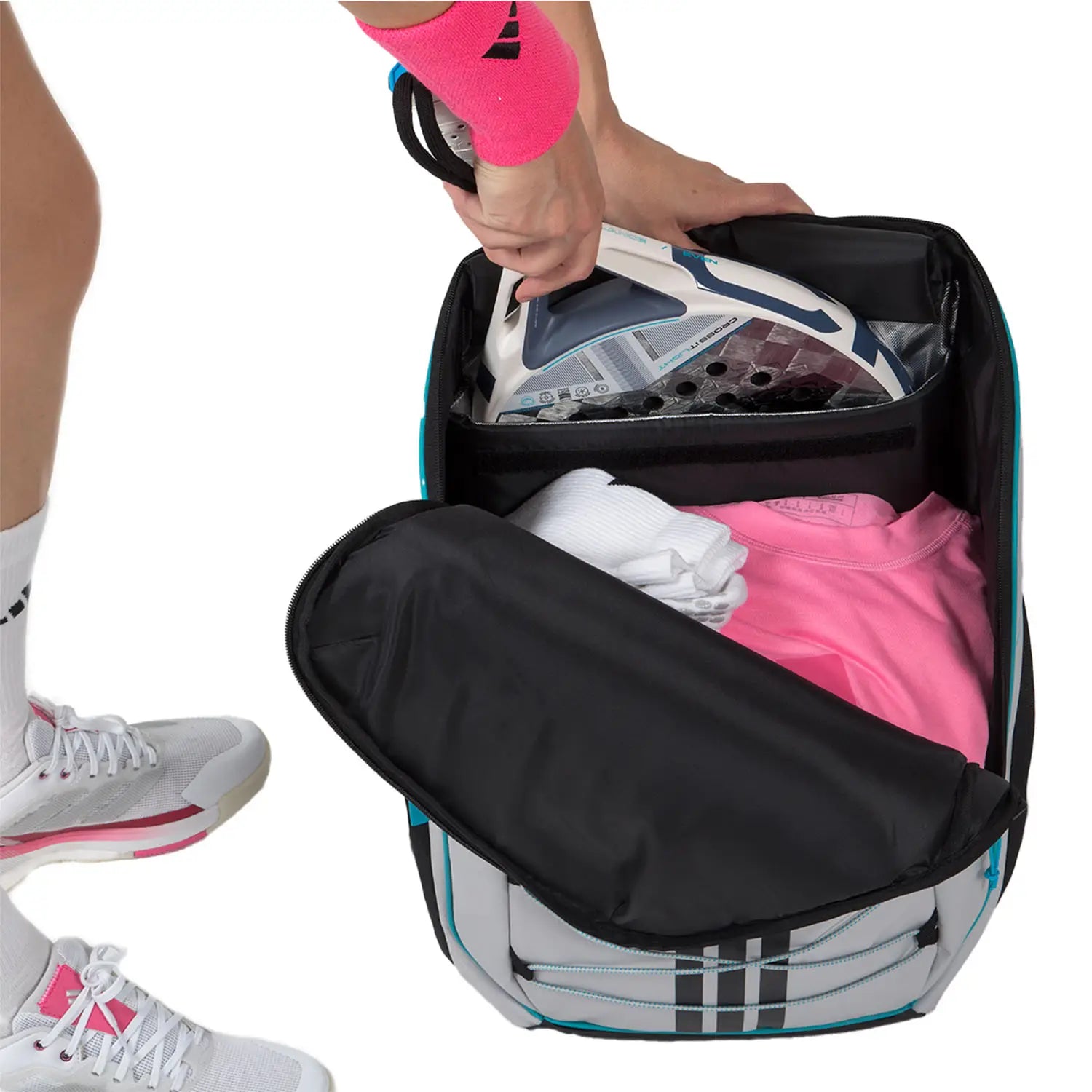 adidas elite backpack BACKPACK ADIDAS PROTOUR OFFWHITE 3.4 2025 – Padel Storage