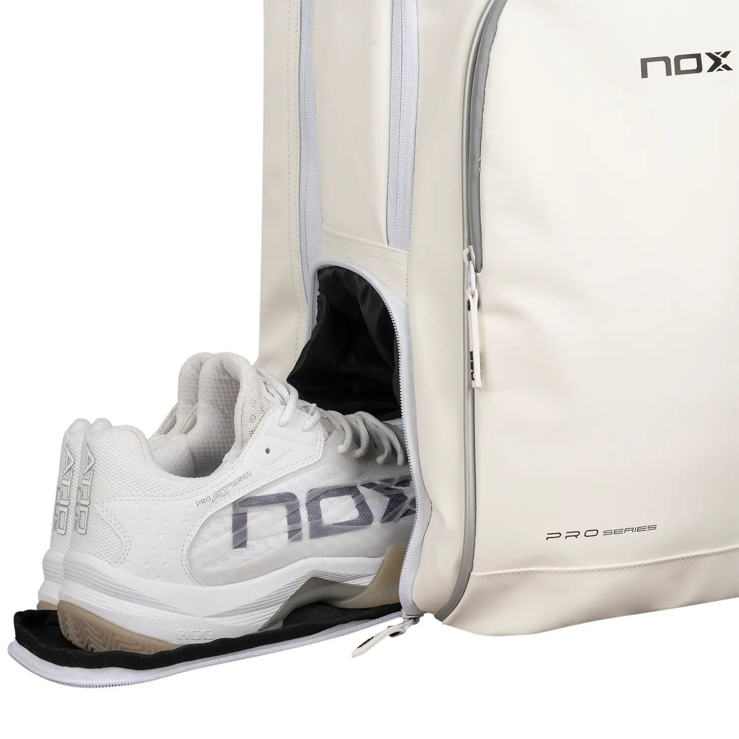 NOX PRO SERIES BACKPACK WHITE MOCPROSWHITE – Padel Storage