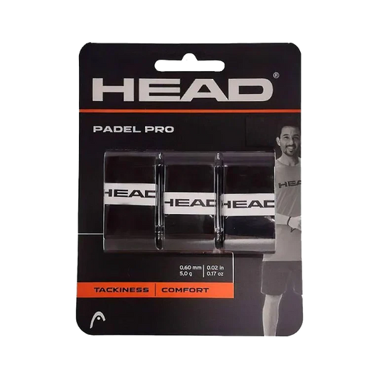 <tc>Overgrip Head Padel Pro (Pack x 3) Black</tc>