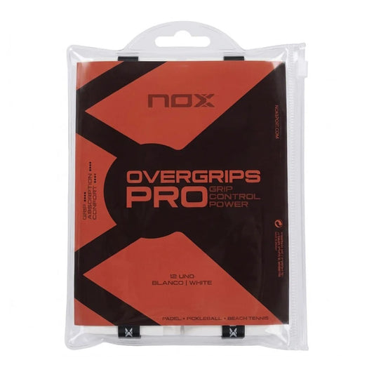 Overgrips Nox Pro Lisos Blancos 12Pcs.