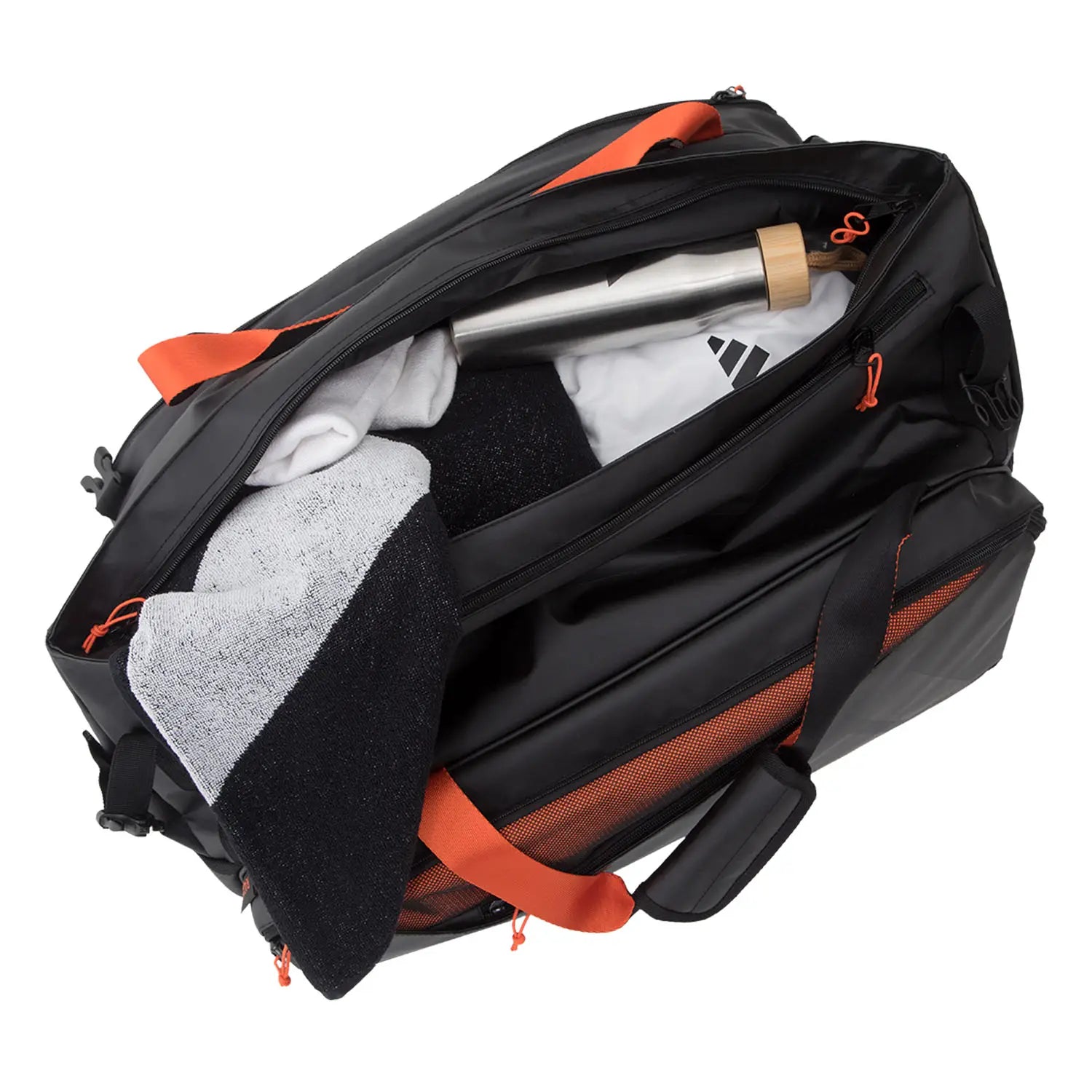 Paletero Adidas Multigame 3.4 Negro/Naranja By Ale Galan