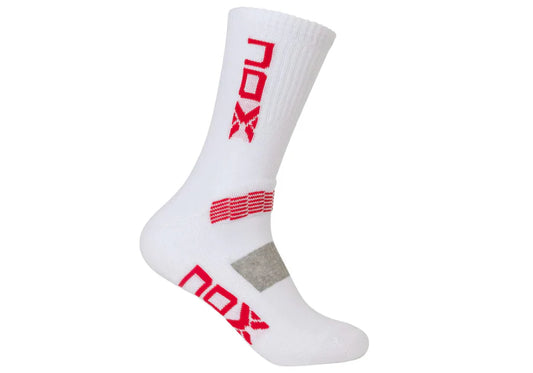 <tc>Pack of technical crew socks in white/red</tc>