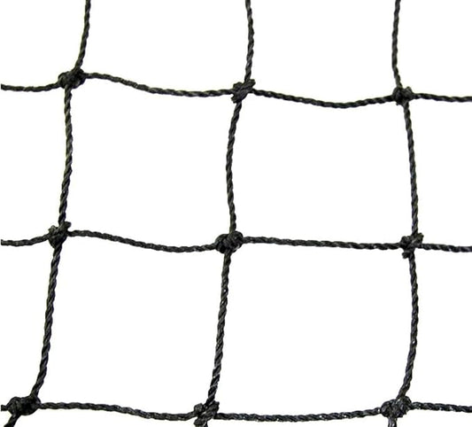 Red malla perimetral negra de nylon trenzado para cancha de padel atrapa pelotas. 