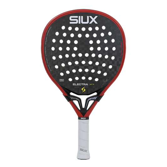 Pala de pádel Siux Electra Pro Fire Red 2026, alto rendimiento y agresividad en la pista, en Padel Storage México