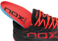 Load the image into the gallery view, Nox AT10 Luxury Black/Red Tennis Shoes
