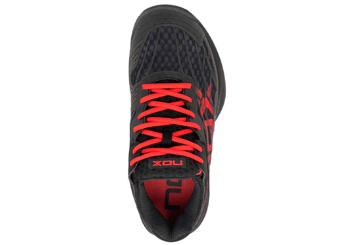 Nox AT10 Luxury Black/Red Tennis Shoes
