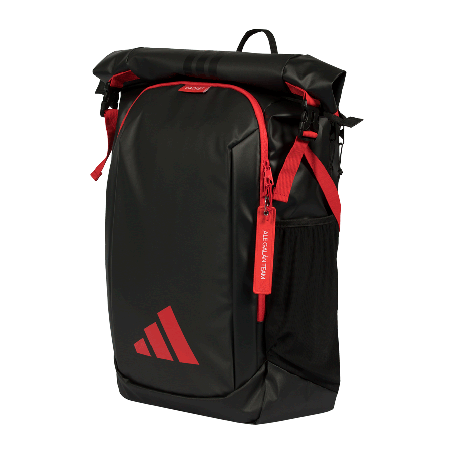 Mochila Adidas Multigame Negro/Rojo 2026