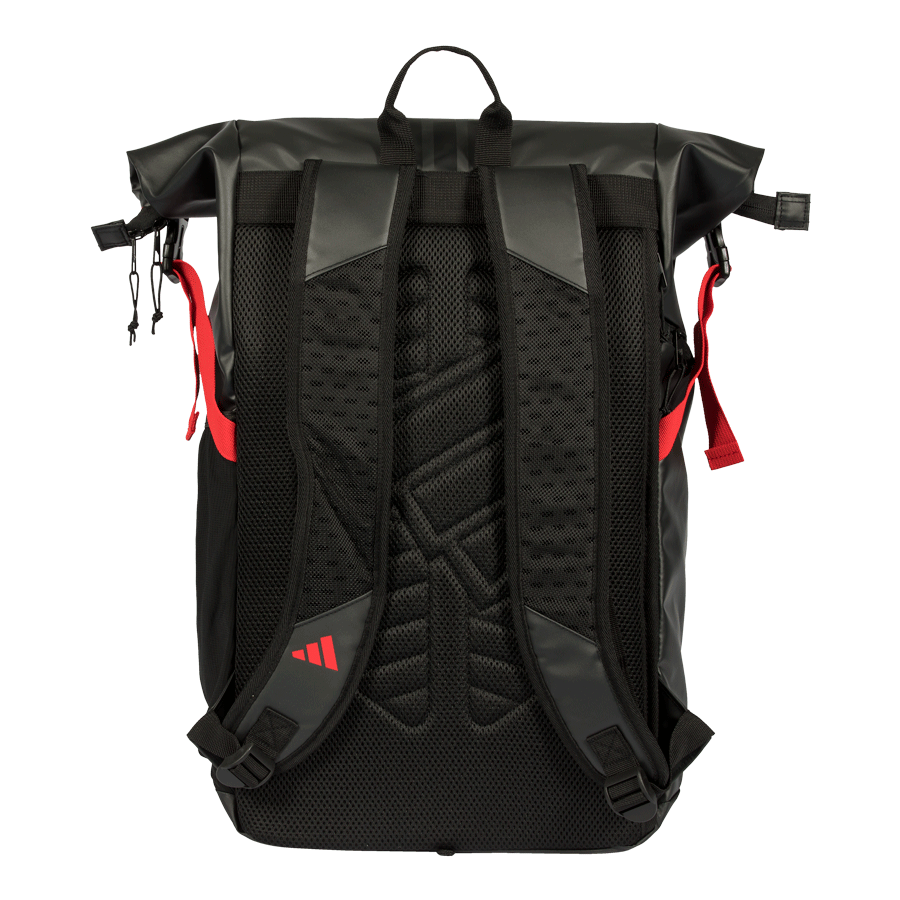 Mochila Adidas Multigame Negro/Rojo 2026