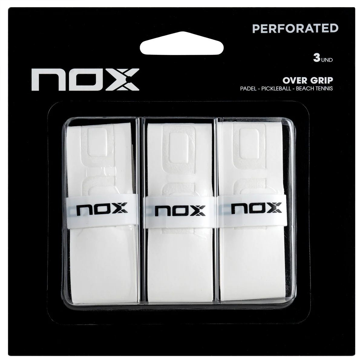 NOX PRO Overgrips White 3 Units