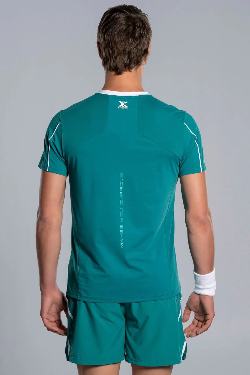 Conjunto de padel Nox Pro Verde Hiedra para hombre- Equipacion completa de padel en Mexico 