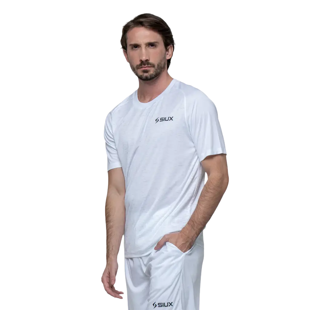 Camiseta Siux Match Blanco 2026