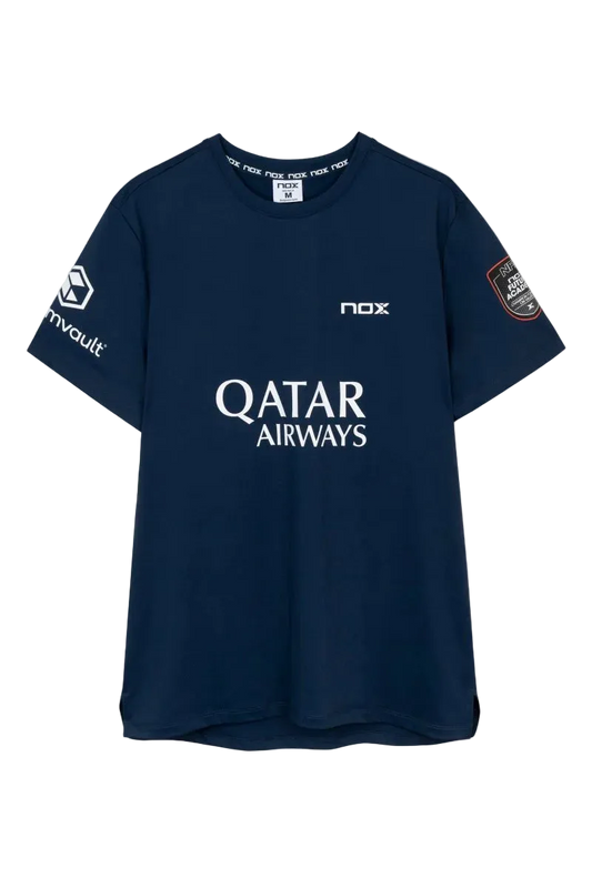 Camiseta Nox Sponsors AT10 Azul Oscuro By Agustín Tapia 2026