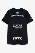 Load the image into the gallery view, Nox Sponsors AT10 Black T-Shirt By Agustín Tapia 2026
