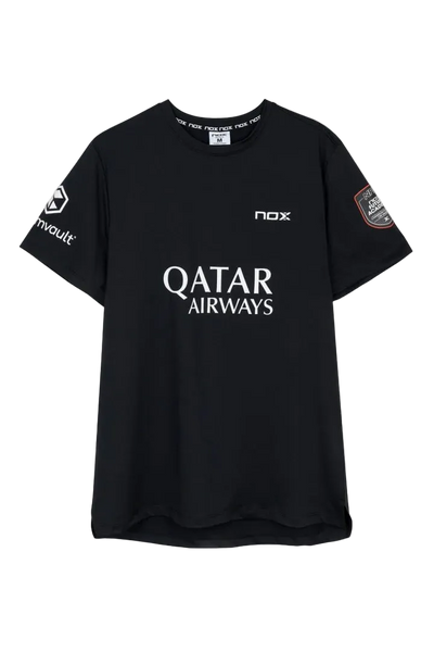 Nox Sponsors AT10 Black T-Shirt By Agustín Tapia 2026