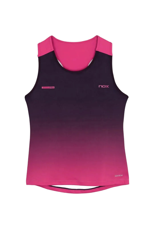 Camiseta Tirantes Nox Pro Blackberry Rose Degraded Mujer