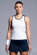 Cargar la imagen en la vista de la galería, Camiseta Tirantes Nox Team Blanco/Azul Mujer 2026
