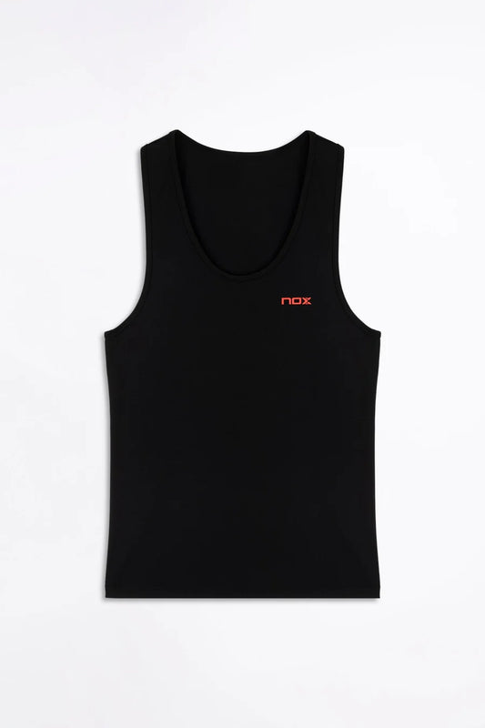 Camiseta Tirantes Nox Team Fit Negro Mujer