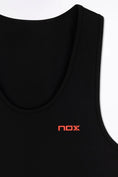 Cargar la imagen en la vista de la galería, Camiseta Tirantes Nox Team Fit Negro Mujer
