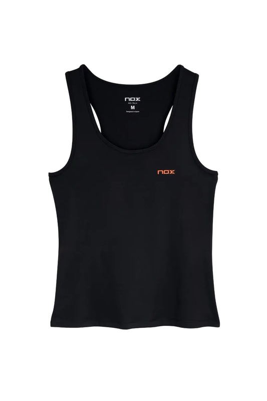 Camiseta Tirantes Nox Team  Negro Mujer 2026