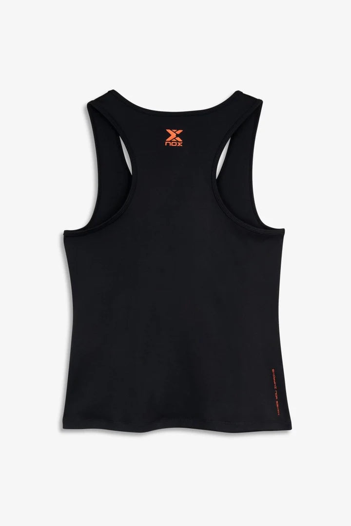 Camiseta Tirantes Nox Team  Negro Mujer 2026