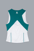 Cargar la imagen en la vista de la galería, Diseño de espalda deportiva Nox Mujer Pro-Combinación de colores blanco y verde hiedra  
