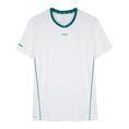 Cargar la imagen en la vista de la galería, Playera técnica de pádel Nox Pro Blanca con detalles Verde Hiedra- Equipamiento textil para jugadores
