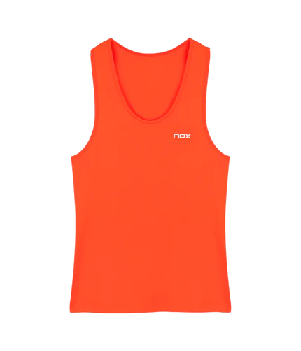 Camiseta Tirantes Nox Team Fit Rojo Mujer