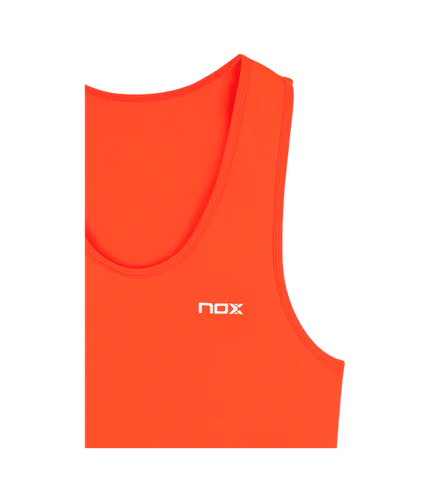 Camiseta Tirantes Nox Team Fit Rojo Mujer