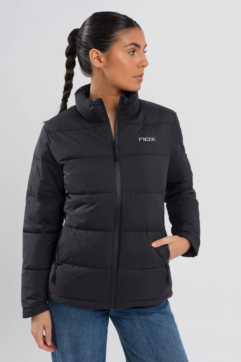Chaqueta Nox Acolchonada Team Negro Mujer