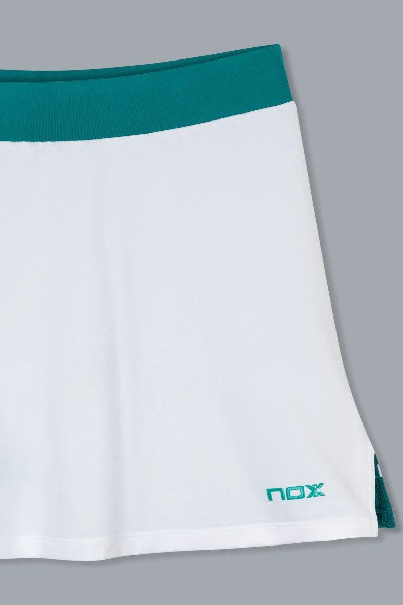 Falda Nox Mujer PRO Blanco/Verde Hiedra