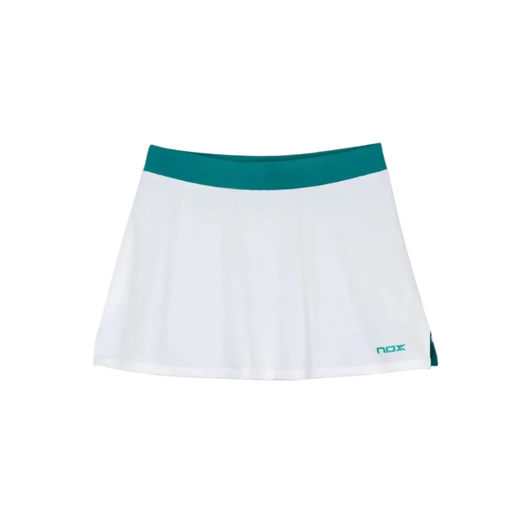Falda Nox Mujer PRO Blanco/Verde Hiedra