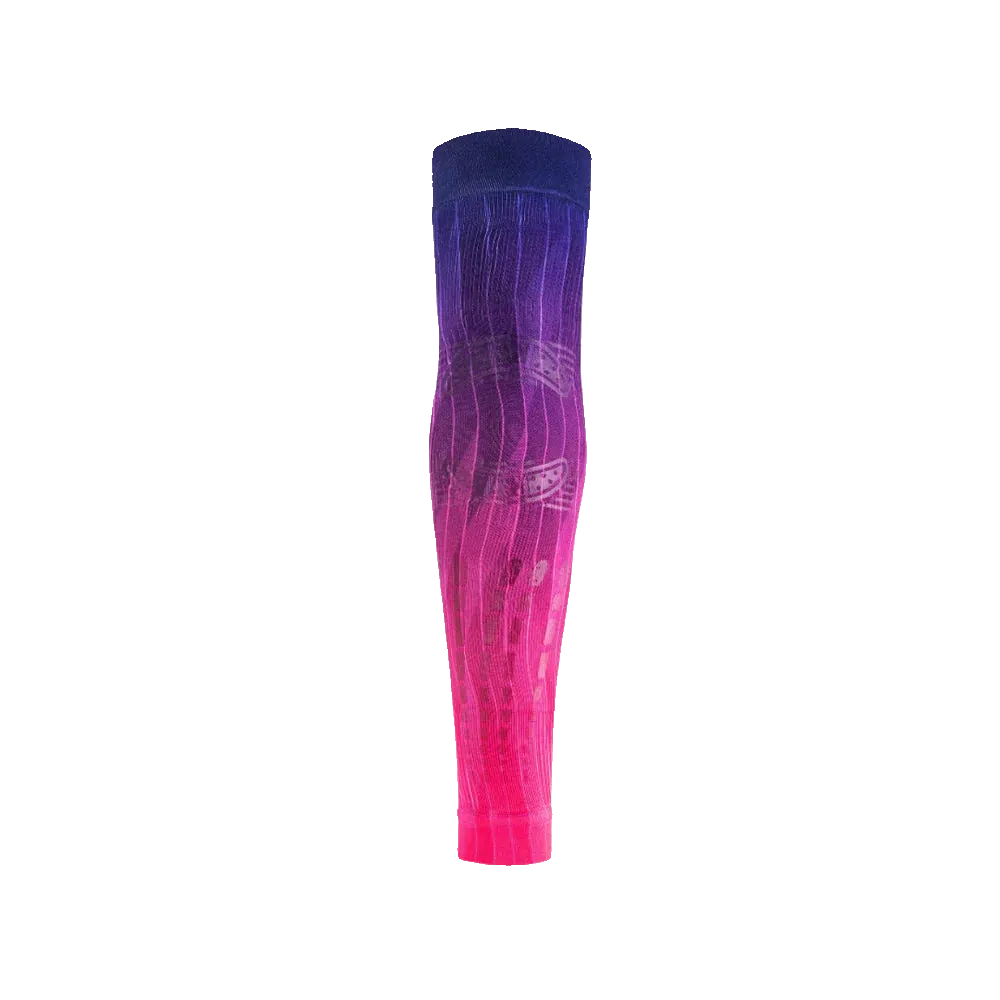 Manga de compresion rosa y azul Floky No Strain Evolution Rosa Nebula para jugadoras de padel en el catalogo de Padel Storage 