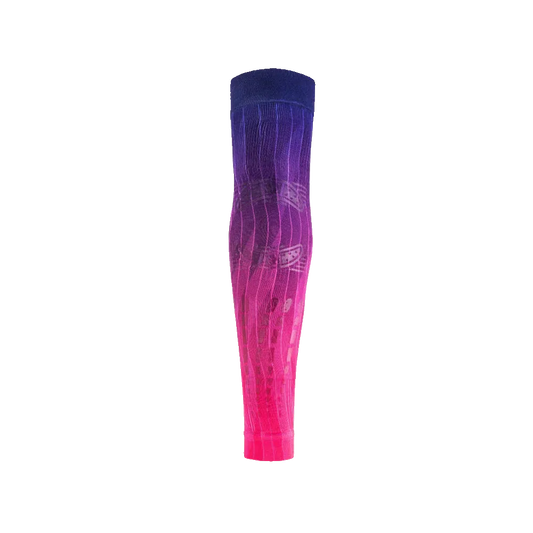 Manga de compresion rosa y azul Floky No Strain Evolution Rosa Nebula para jugadoras de padel en el catalogo de Padel Storage 
