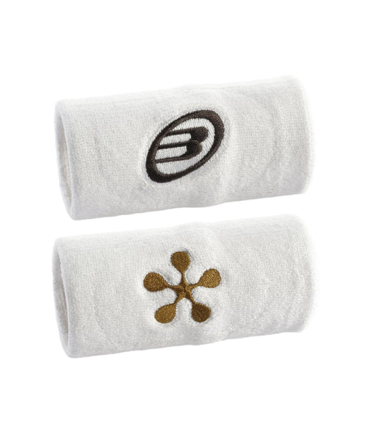 Muñequera Bullpadel Premier Blanco Piedra