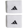 Cargar la imagen en la vista de la galería, Muñequera Adidas Corta Blanco Logo negro
