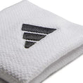 Cargar la imagen en la vista de la galería, Muñequera Adidas Corta Blanco Logo negro
