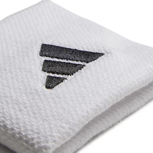 Muñequera Adidas Corta Blanco Logo negro