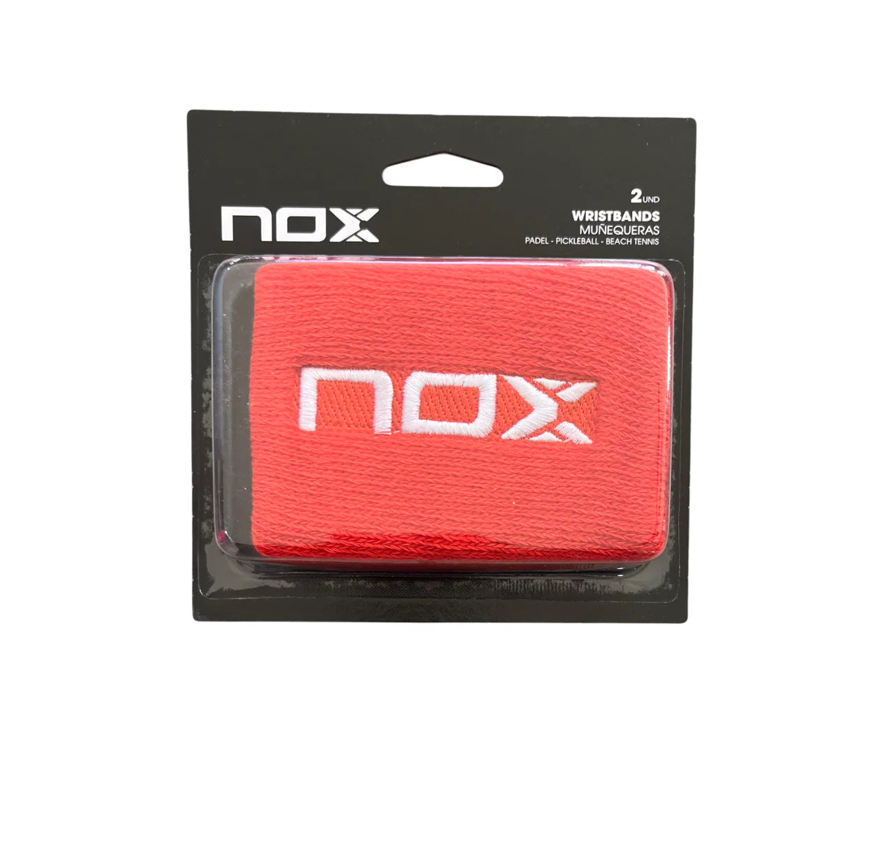 Muñequeras Nox Rojo/Blanco