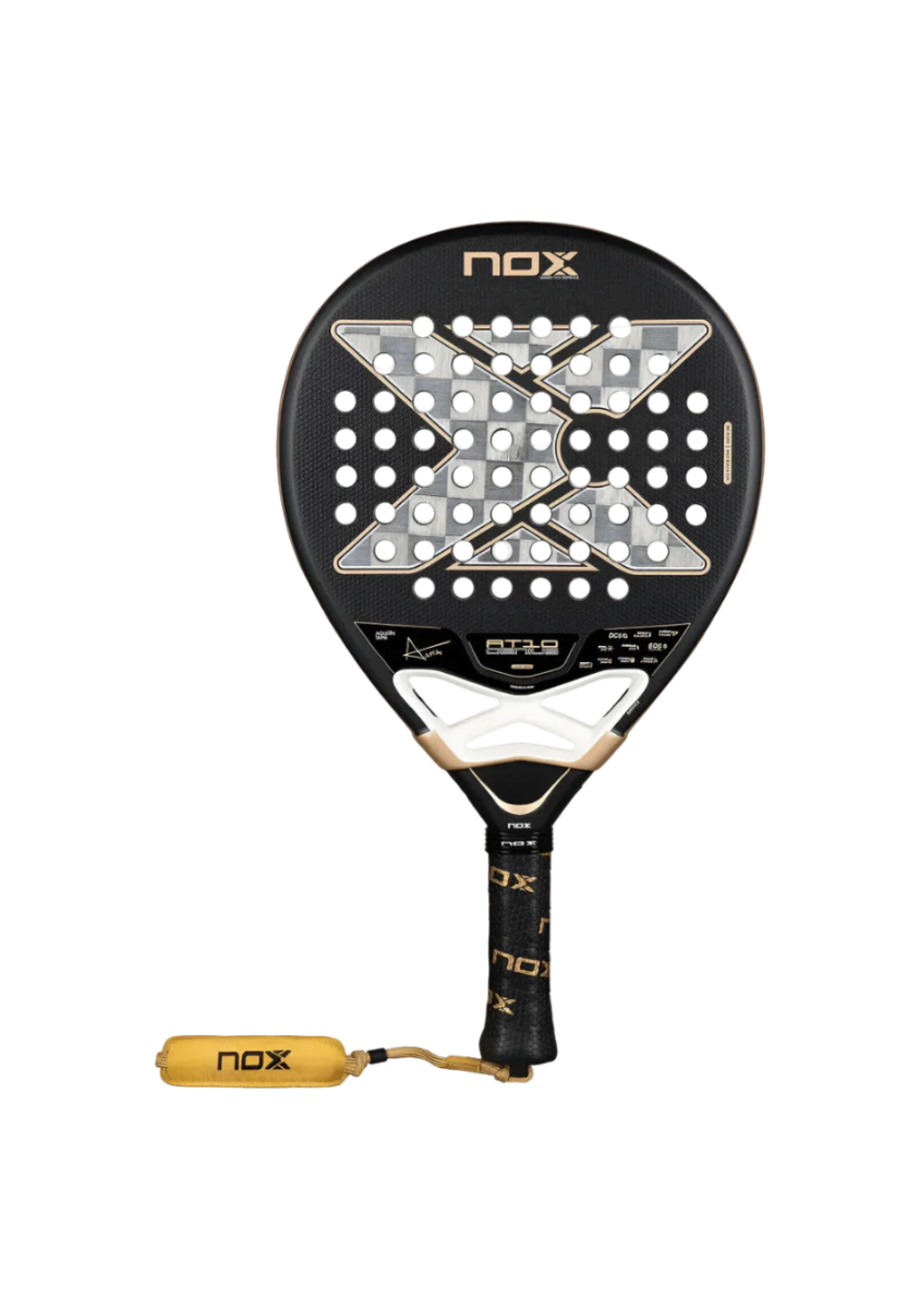 Pala de pádel Nox AT10 Luxury Genius 18K Alum 2026 de Agustín Tapia en Padel Storage  