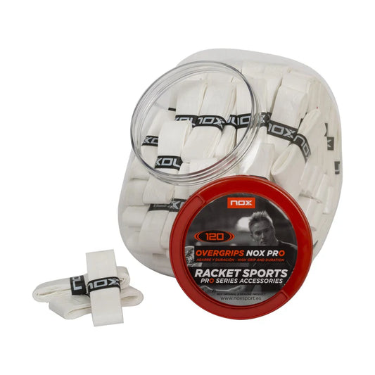 Bote 120 Overgrips Nox Pro Blanco Liso