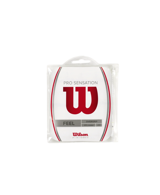 Wilson Pro Overgrip Sensation Feel 12 Pack White