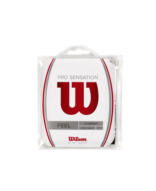 Wilson Pro Overgrip Sensation Feel 12 Pack Black