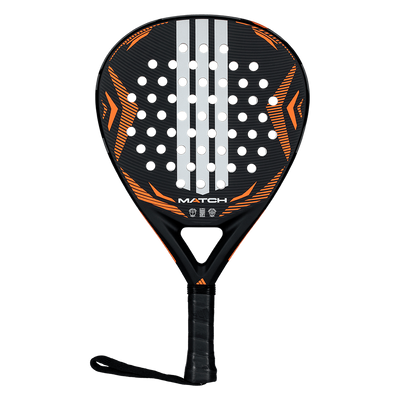 Pala de pádel Adidas Match Black 2026 para nivel de iniciación disponible en Padel Storage México 