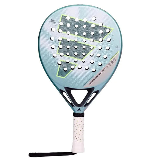 Pala de pádel Adidas Cross It Light PRO EDT 2026 de control en color azul claro. 
