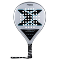 Load the image into the gallery view, Pala de pádel Nox At10 Genius Ultralight 2025 de Agustin Tapia en color gris plata y negro. Versión ultra ligera con dimensiones adaptadas para niños y jóvenes que buscan control con un peso mínimo. 

