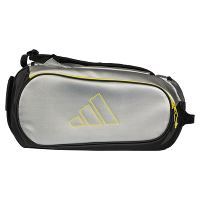 Paletero de pádel Adidas Pro Tour Silver Grey 2026 disponible en Padel Storage México