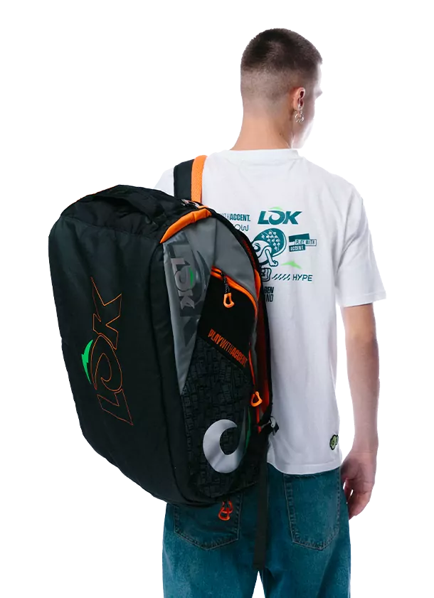 Paletero LOK Maxx Gen 2 negro gris y naranja