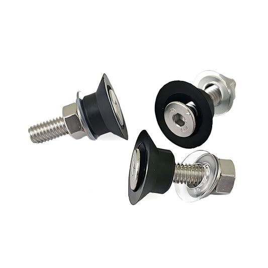 Tornilleria y Empaques cónicos para Vidrio Templado (50 piezas)