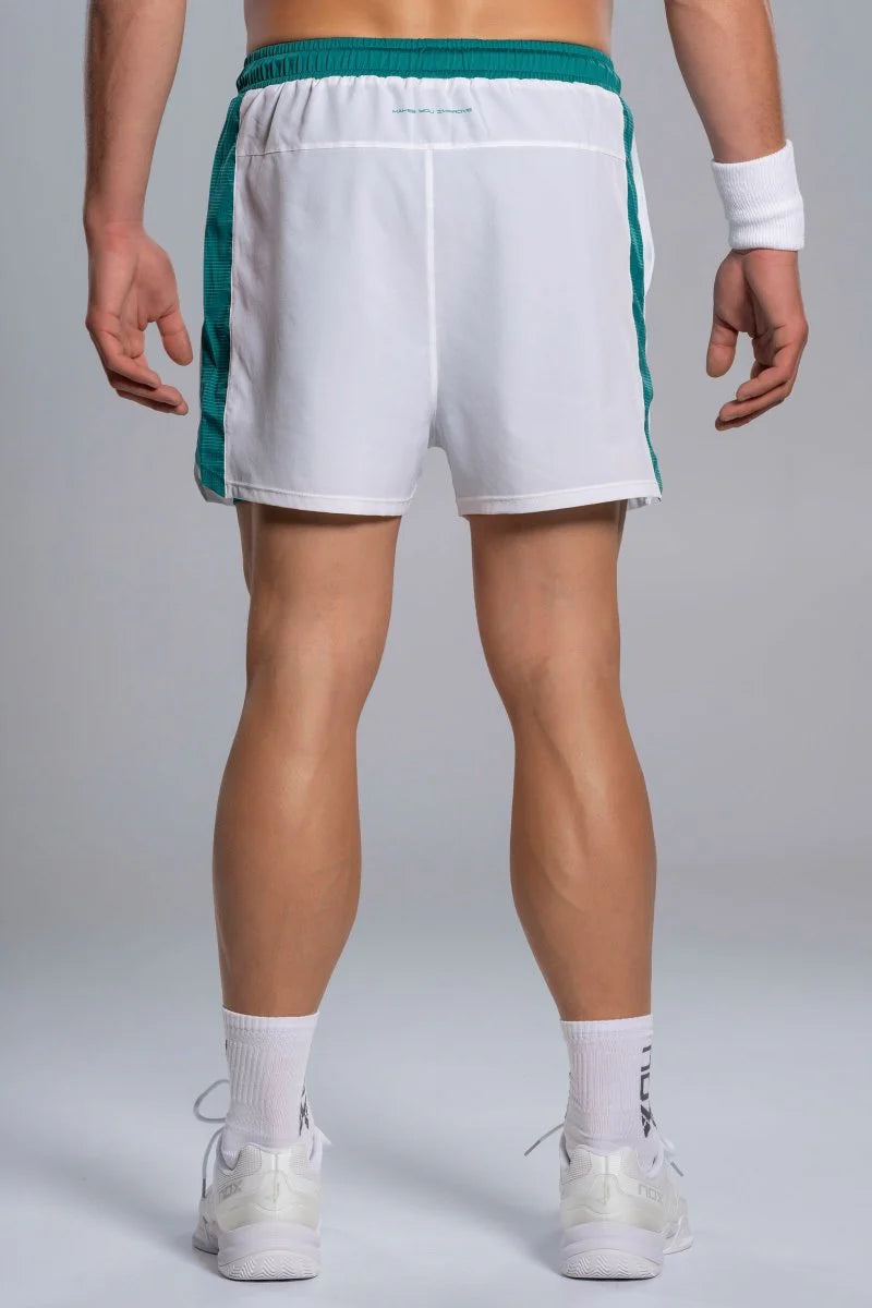 Short Nox PRO Blanco/Verde Hiedra